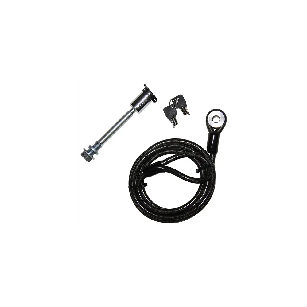 Bike Rack Accessory - 5/8" Cable & Hitch Lock Kit, for 2" receivers - 64030